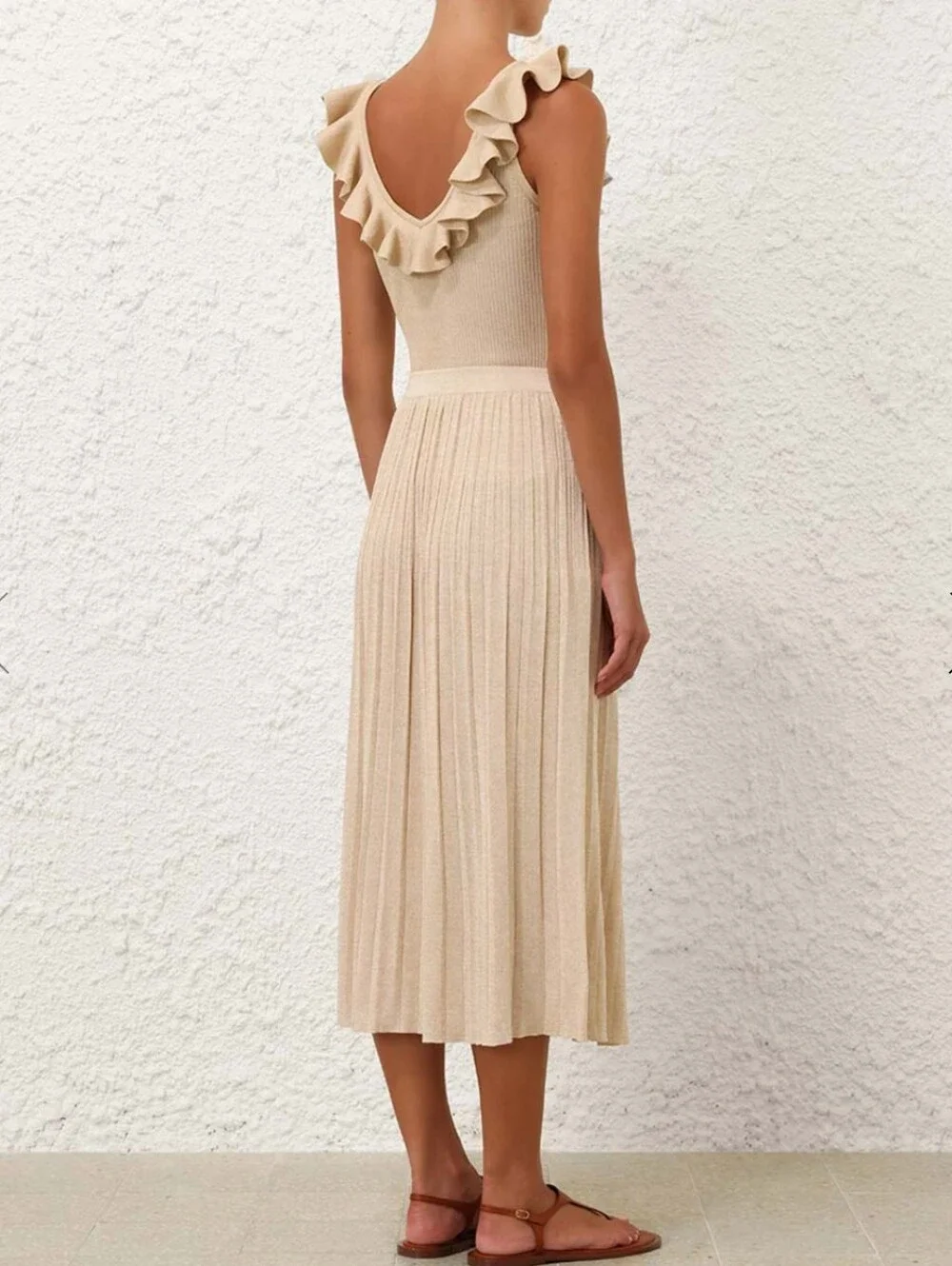 ZIMMERMANN INDRA METALLIC FRILL TOP - Picture 3 of 11